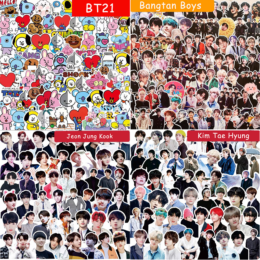 Phone Accessories Online - BT21 stickers, celebrity peripheral decorations, can