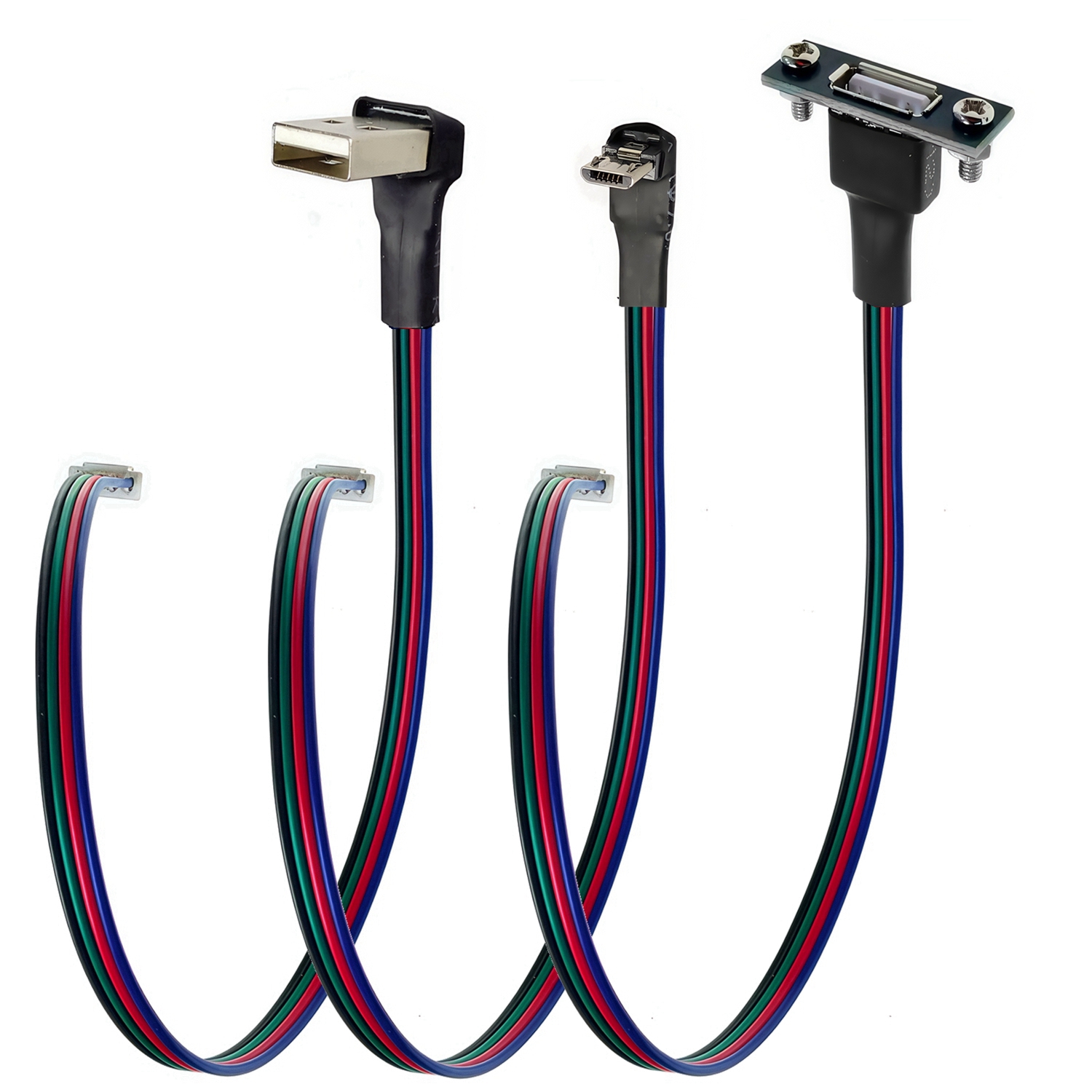 Usb Data Cable - 30CM 4-core power cable, USB male