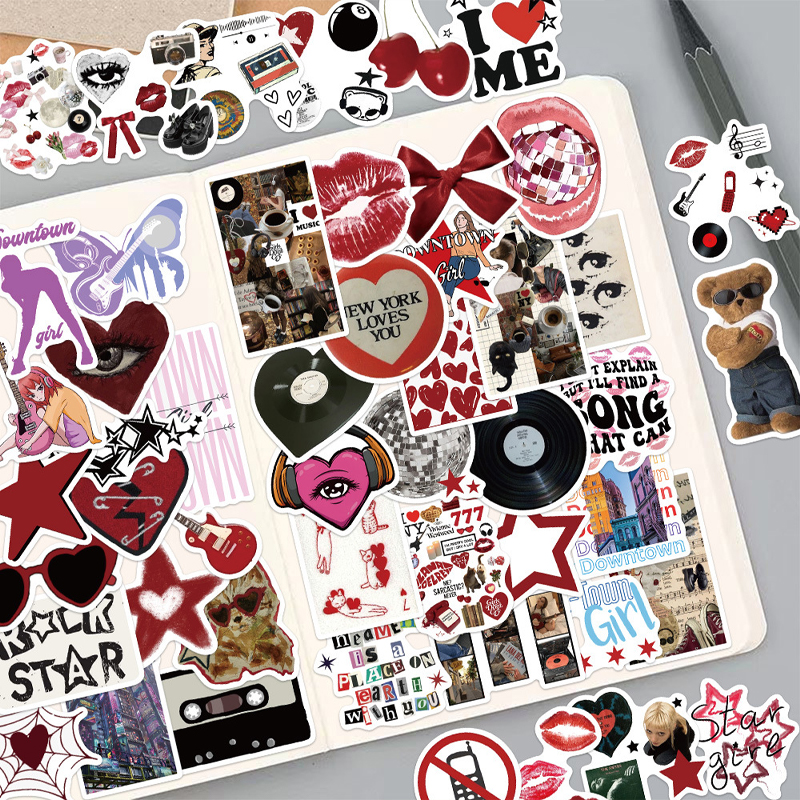Phone Accessories For Teens - 100PCS Y2K Retro Graffiti Stickers Trendy