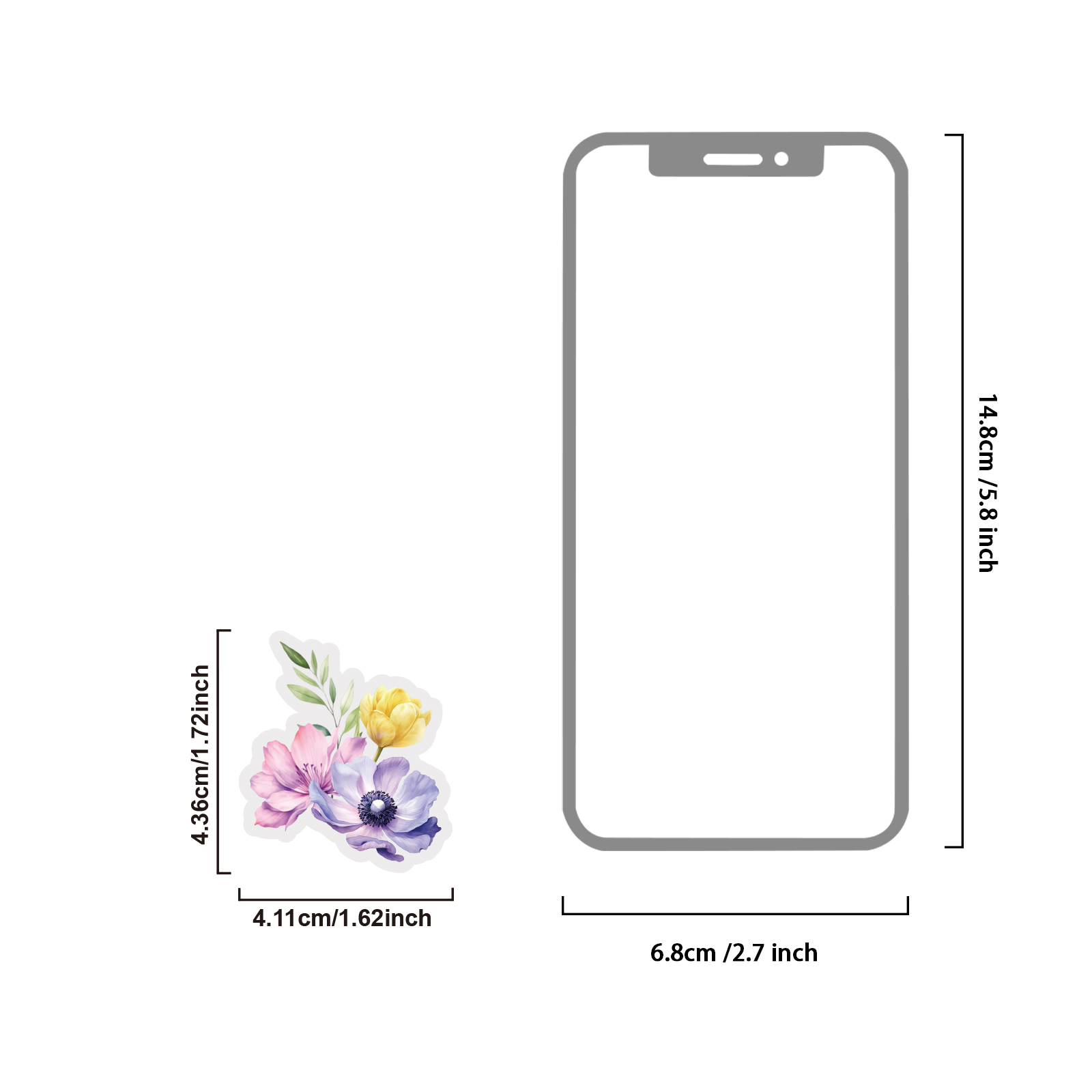 Etori Life Purple Iris 20Pcs V - Phone Accessories Background 리뷰 및 가격