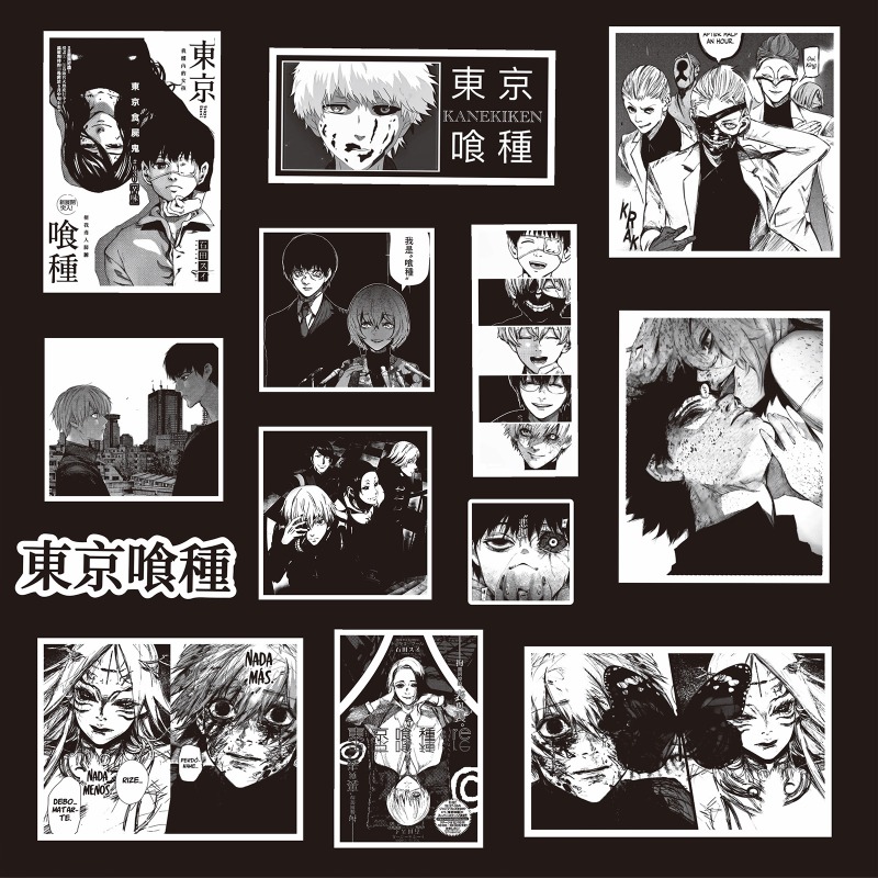 70pcs Black White Hot Anime To - Phone Accessories Tokyo 리뷰 및 가격