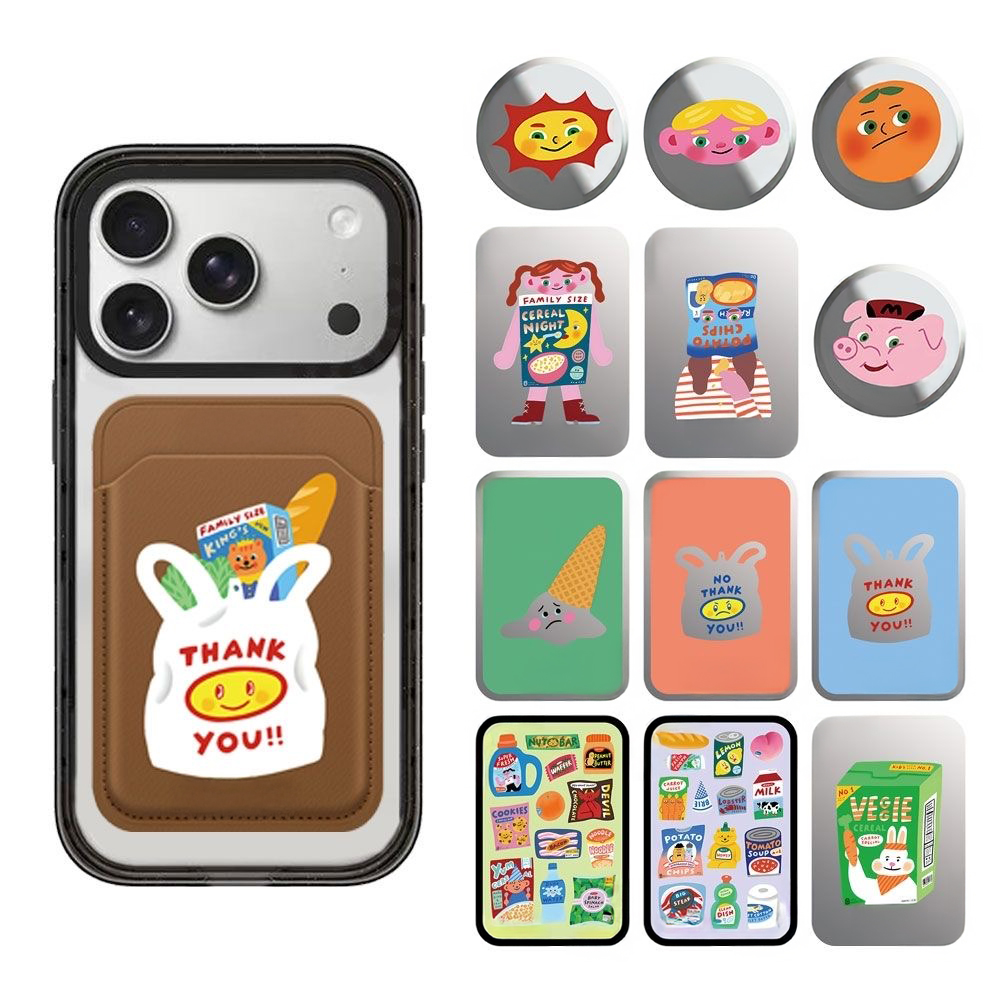 Cartoon Market Magnetic Phone  - Phone Accessories Market 리뷰 및 가격