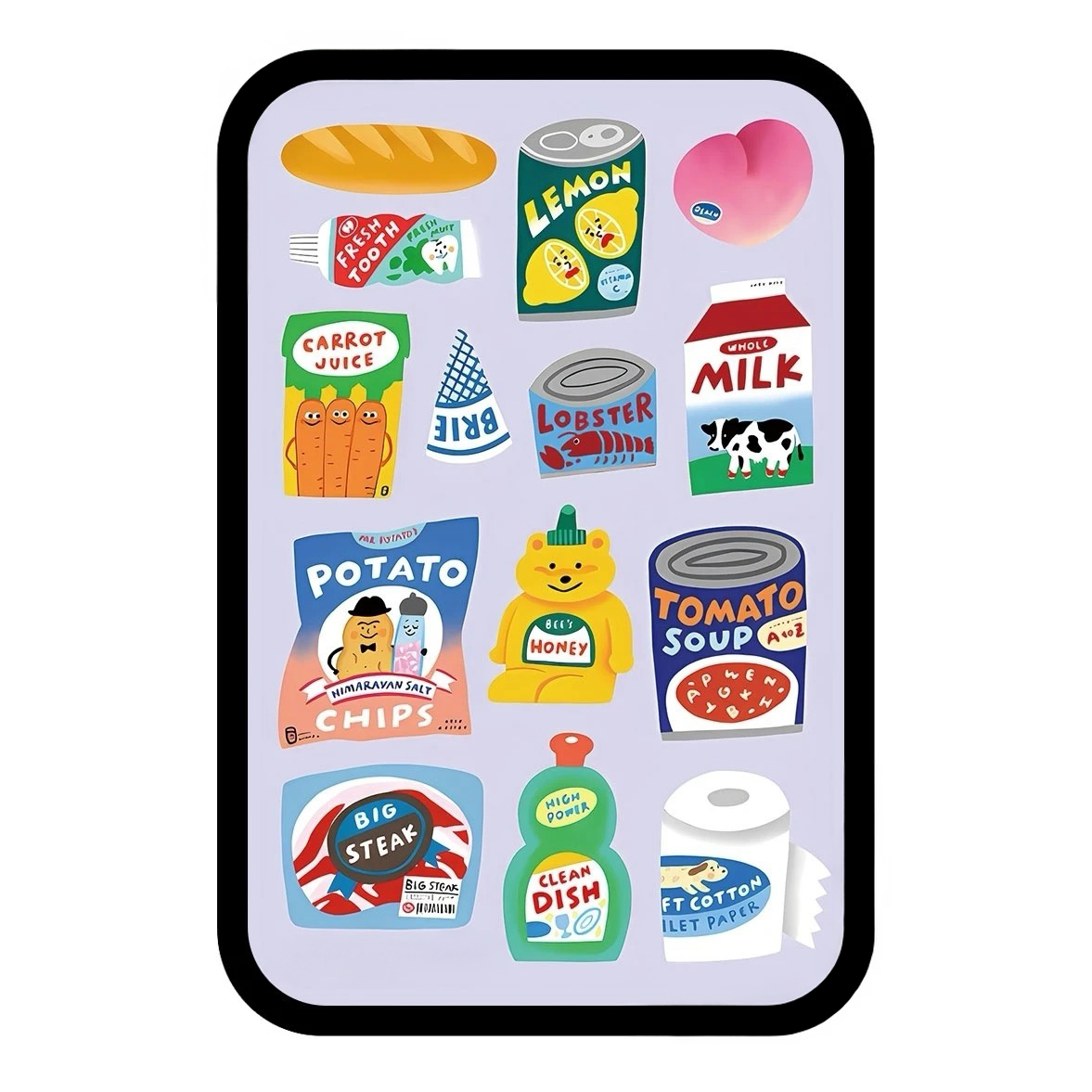 Cartoon Market Magnetic Phone  - Phone Accessories Market 리뷰 및 가격