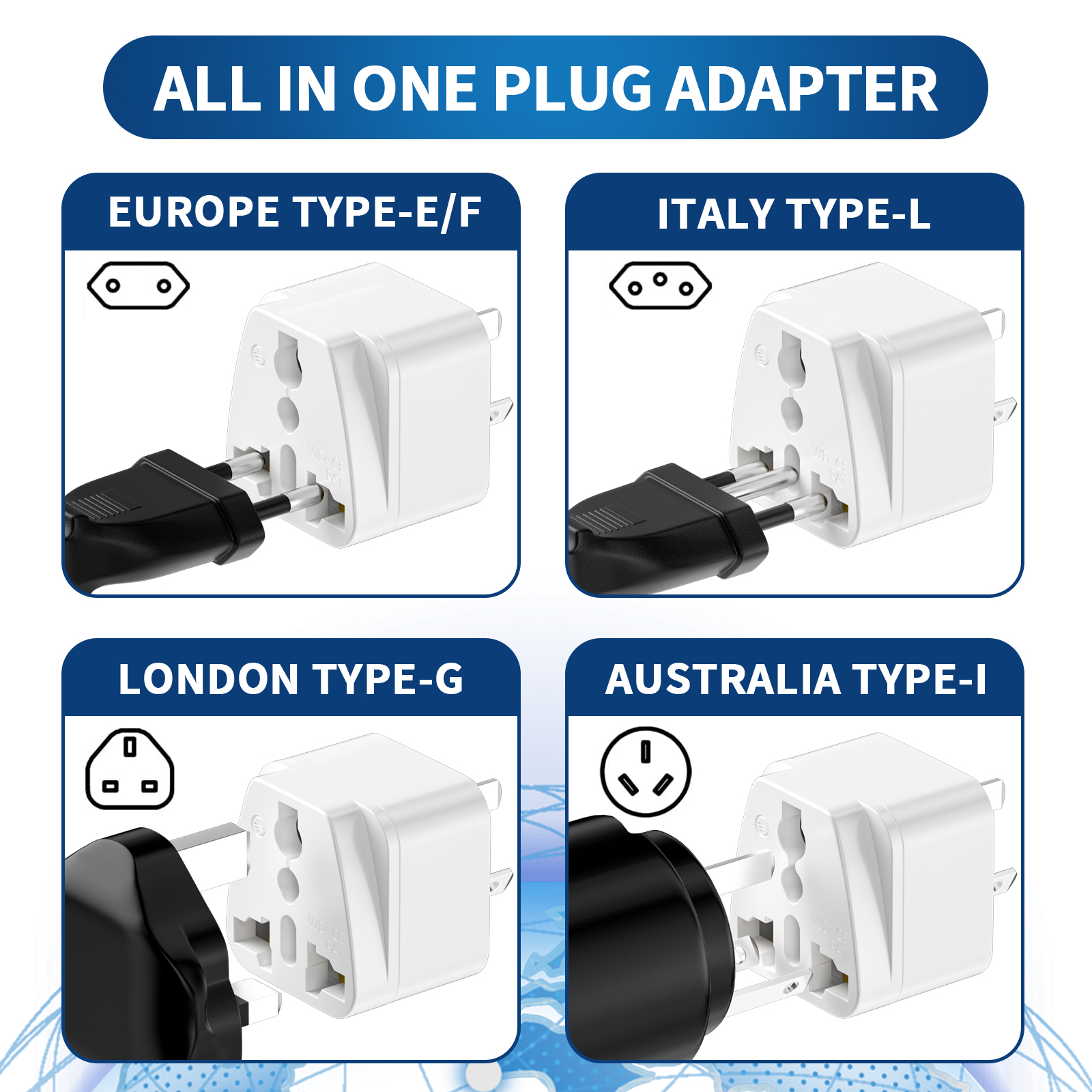 3 PCS Australian Universal Tra - Phone Accessories Uk 리뷰 및 가격