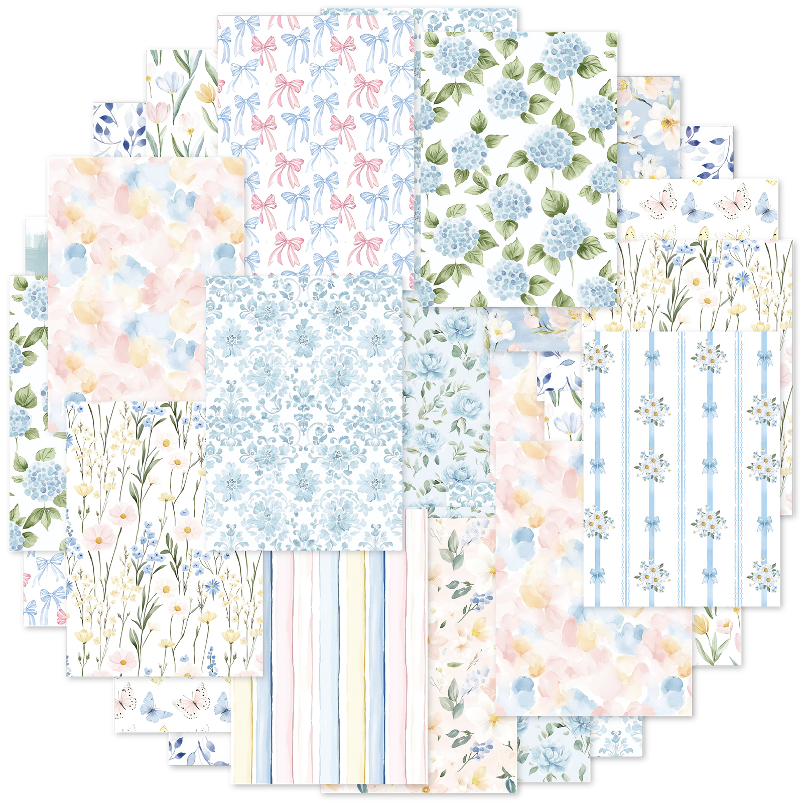 Etori Life Misty Blue Floral 3 - Phone Accessories Background 리뷰 및 가격