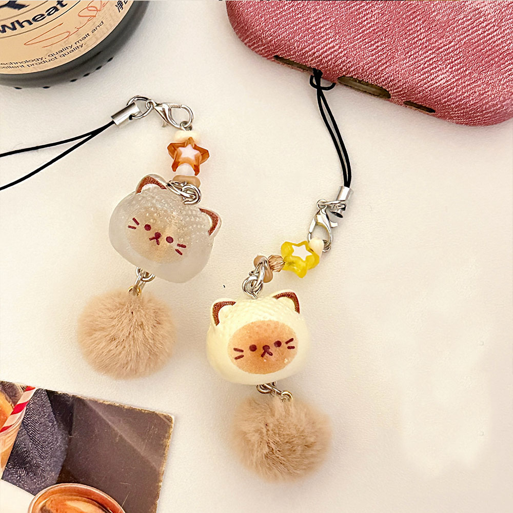 Cute Fluffy Kitten Doll Keycha - Phone Accessories Doll 리뷰 및 가격