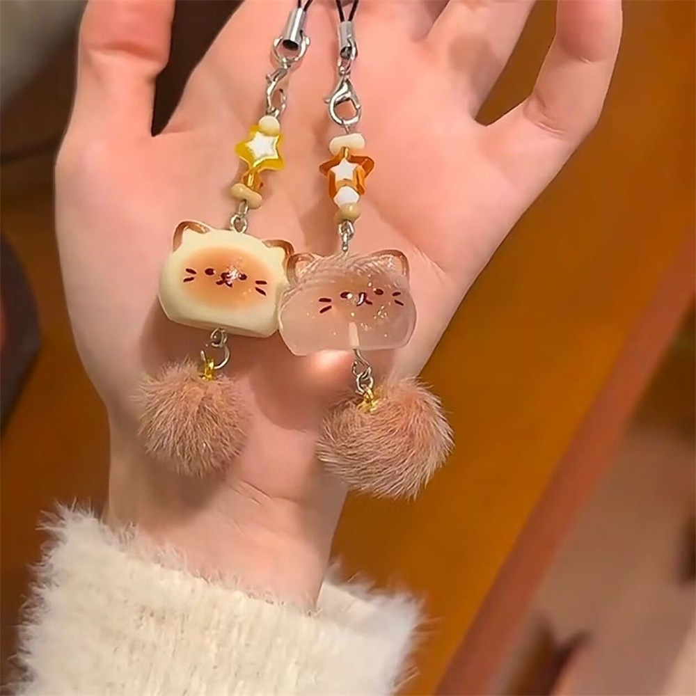 Cute Fluffy Kitten Doll Keycha - Phone Accessories Doll 리뷰 및 가격