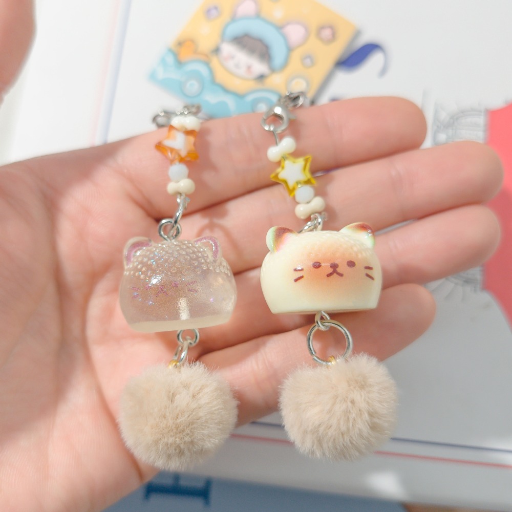 Cute Fluffy Kitten Doll Keycha - Phone Accessories Doll 리뷰 및 가격
