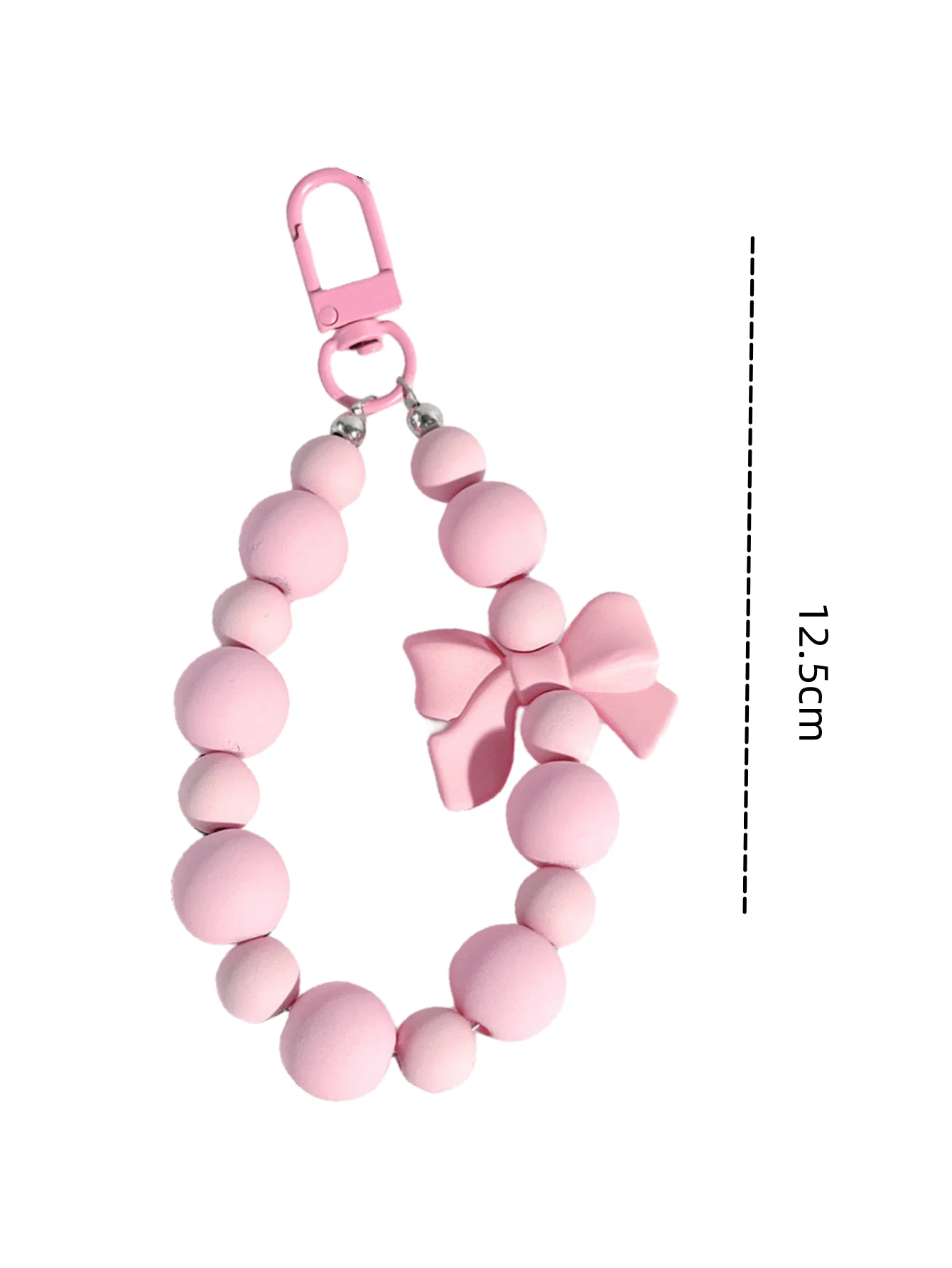 1pc Pink Pearl Bow Keychain Mo - Phone Accessories For Teens 리뷰 및 가격