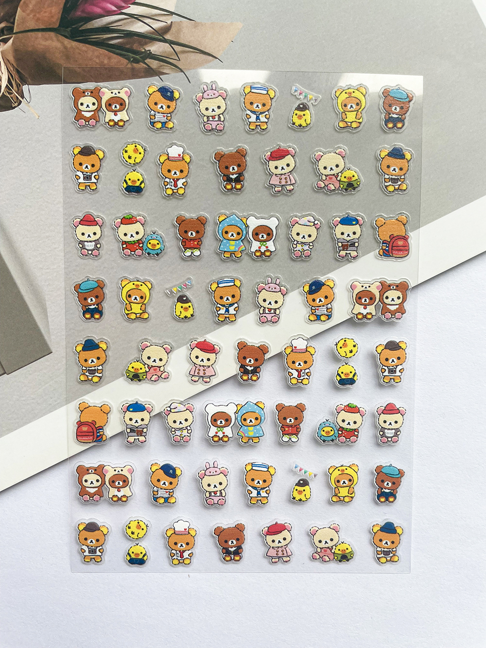 Kawaii Pvc Mini Friend Rilakku - Phone Accessories Poster 리뷰 및 가격