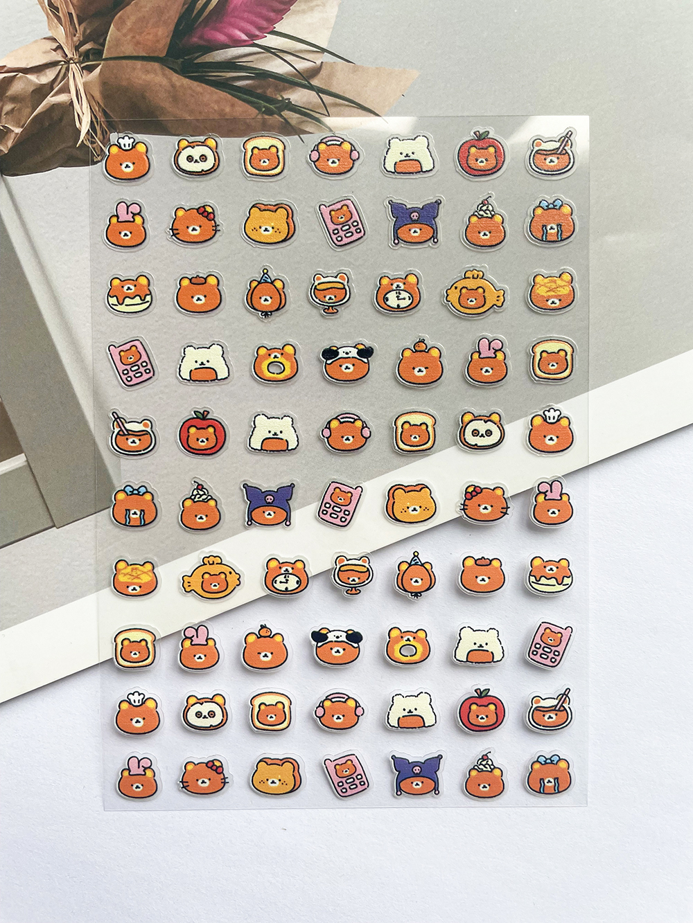Kawaii Pvc Mini Friend Rilakku - Phone Accessories Poster 리뷰 및 가격