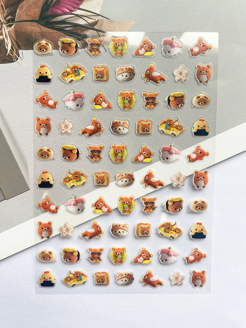 Kawaii Pvc Mini Friend Rilakku - Phone Accessories Poster 리뷰 및 가격