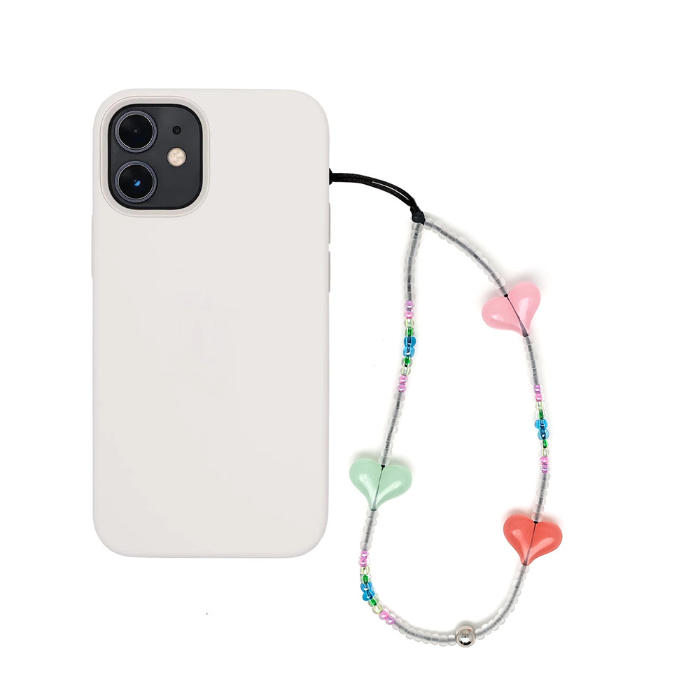HERLOOK Y2K Beaded Heart Phone - Phone Accessories For Teens 리뷰 및 가격