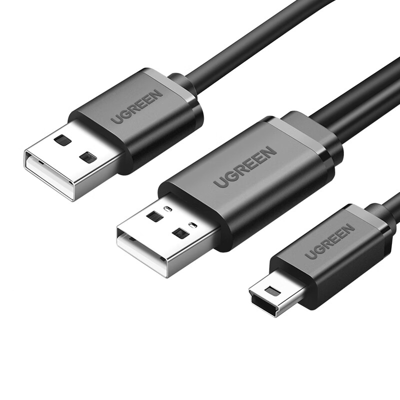 UGREEN Dual USB 2.0 to MINI US - Usb Data Cable 리뷰 및 가격