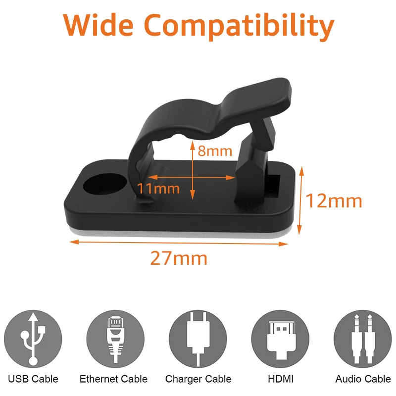 10/50PCS Cable Organizer Clips - Usb Data Cable 리뷰 및 가격