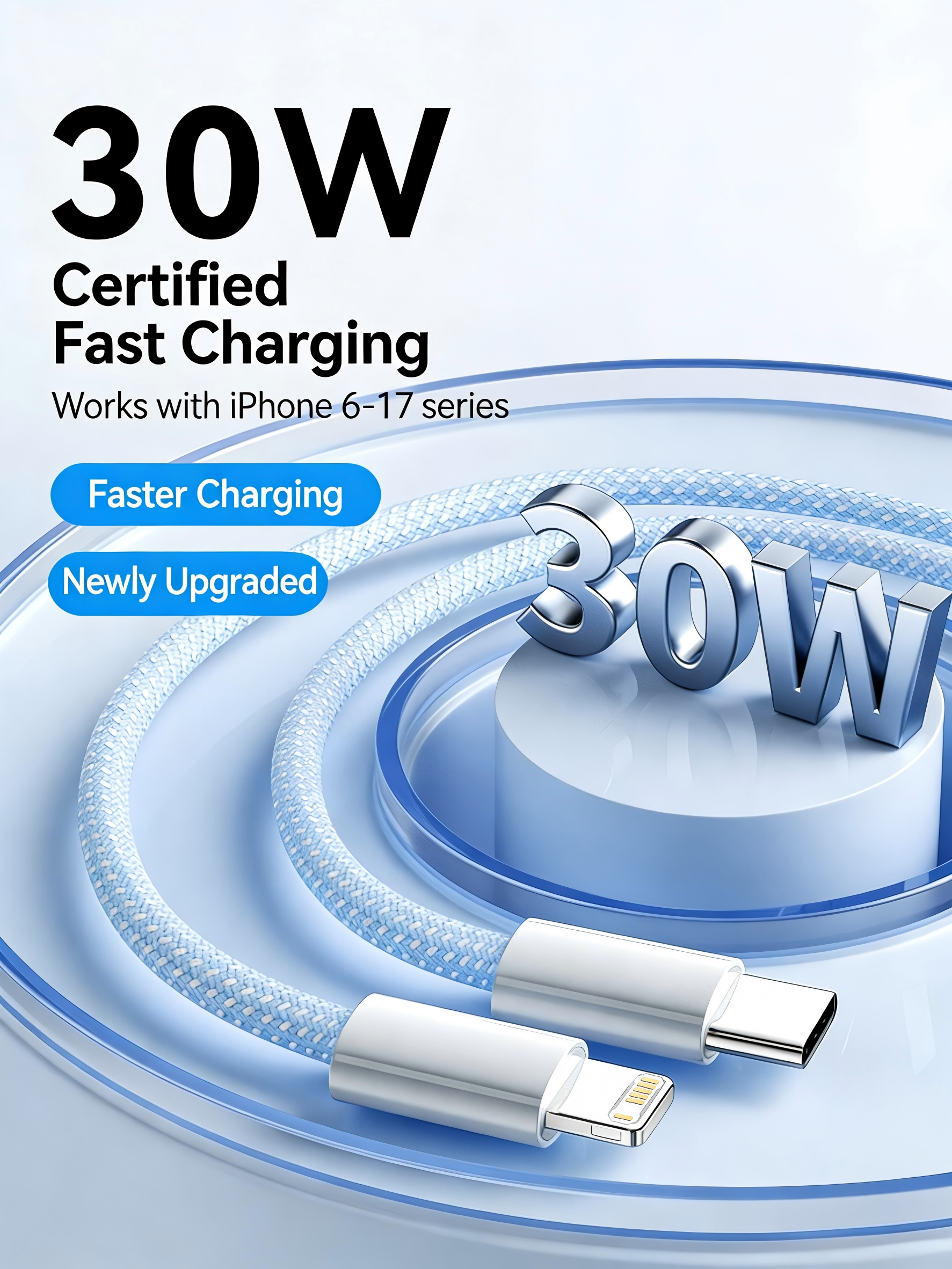 3PCS PD 30W USB Cable For iPho - Phone Accessories Online 리뷰 및 가격