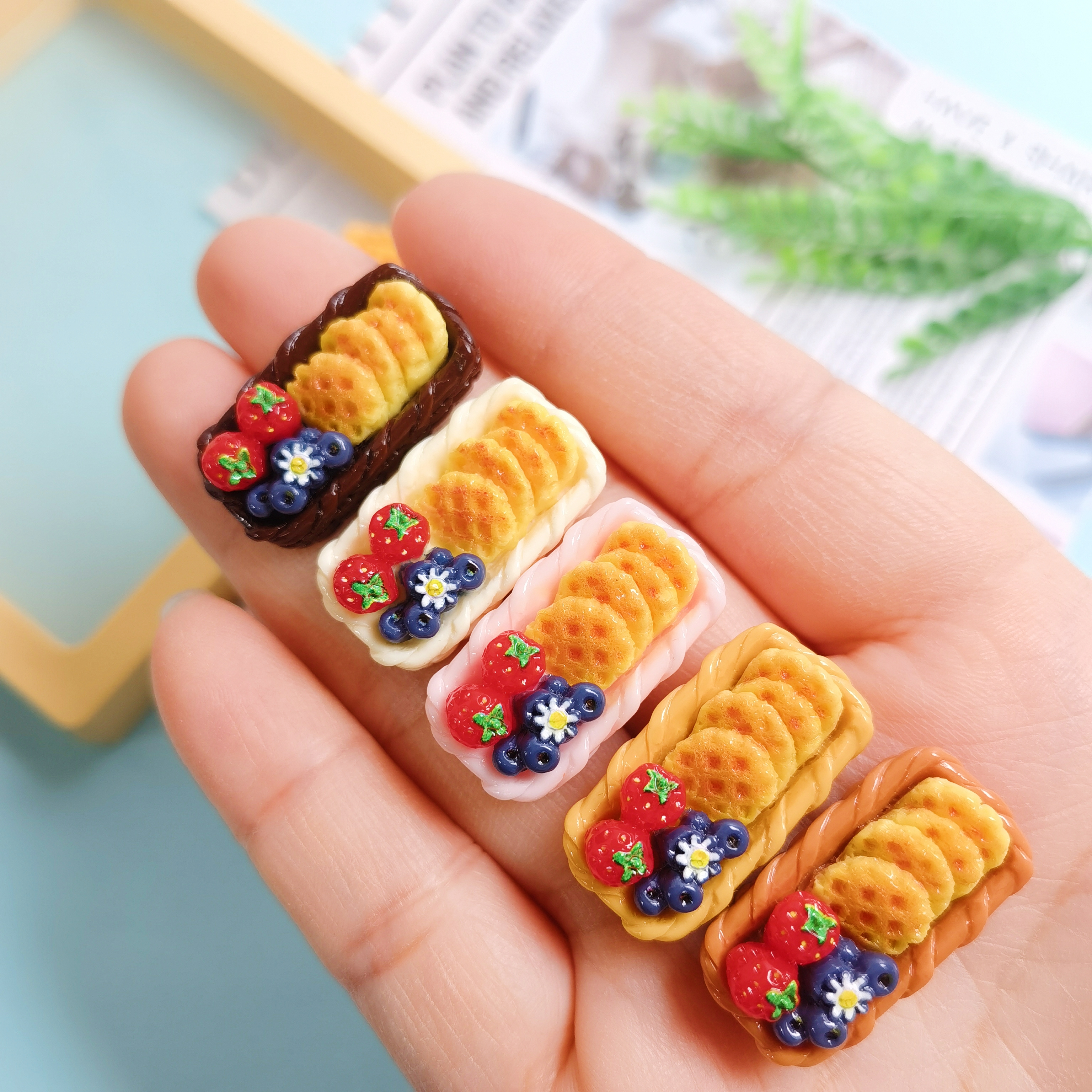 New Fruit Biscuits Basket Resi - Phone Accessories Doll 리뷰 및 가격