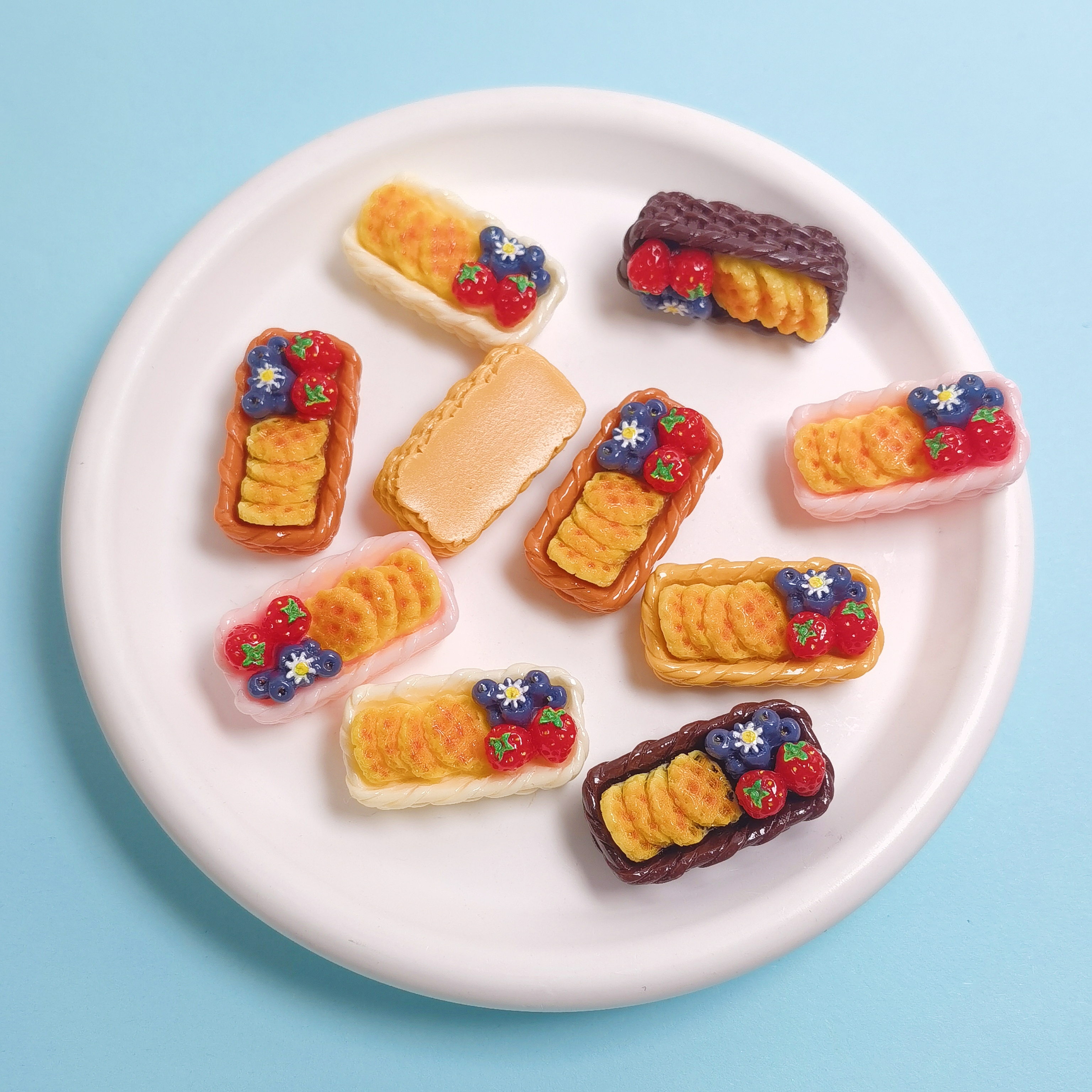 New Fruit Biscuits Basket Resi - Phone Accessories Doll 리뷰 및 가격
