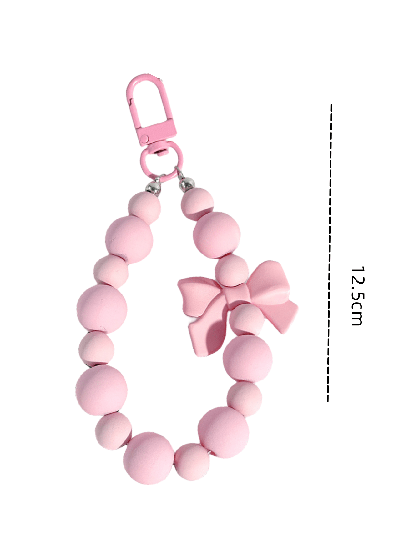 1pc Pink Pearl Bow Keychain Mo - Phone Accessories For Teens 리뷰 및 가격
