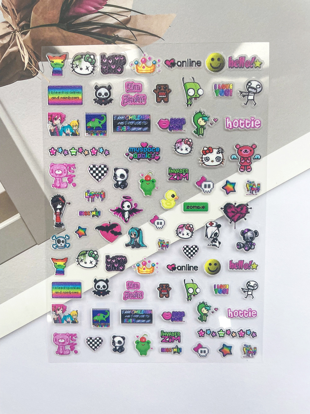 Pvc Kawaii Y2k Hellokitty Mini - Phone Accessories Poster 리뷰 및 가격
