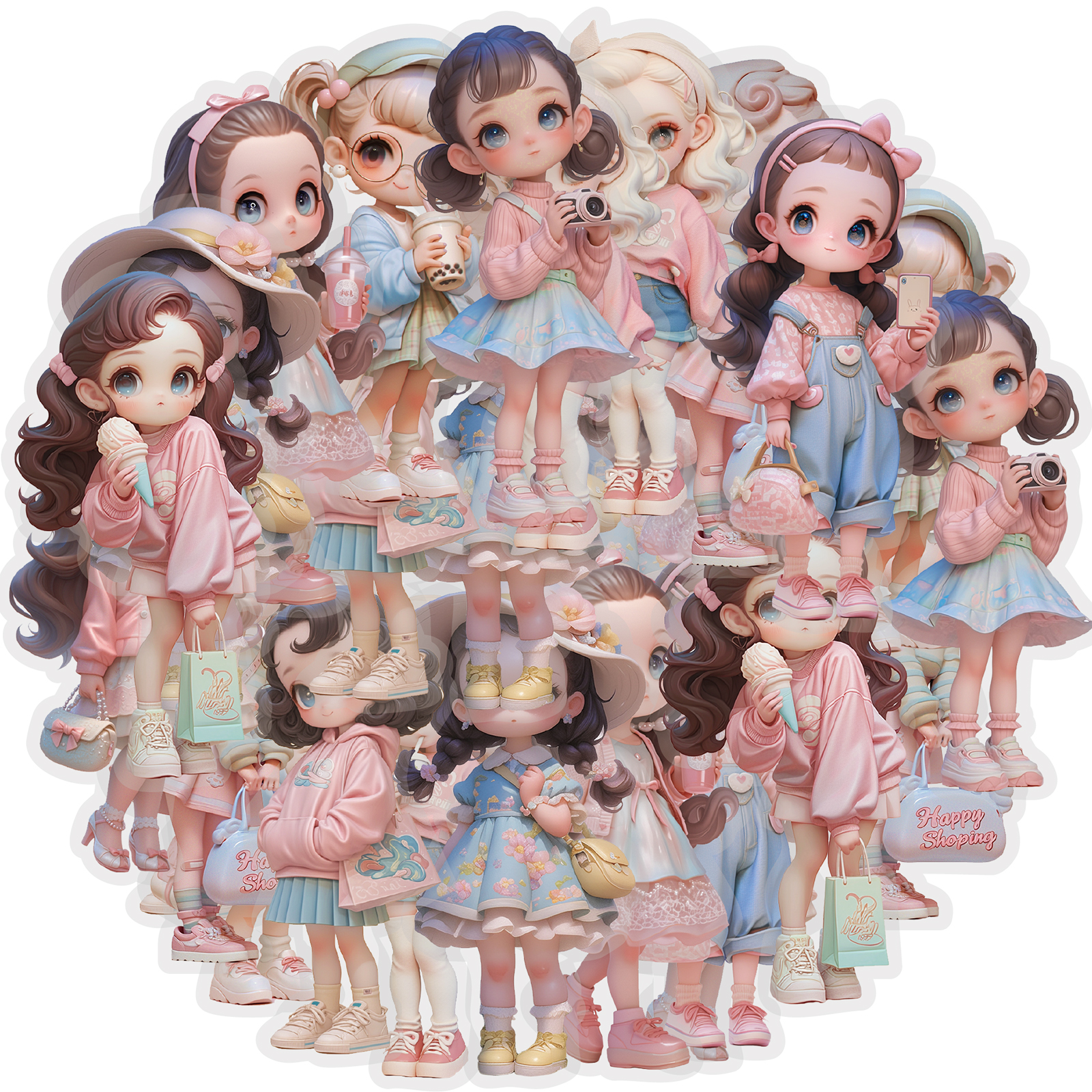 Etori Life 10Pcs Sweet Macaron - Phone Accessories Doll 리뷰 및 가격