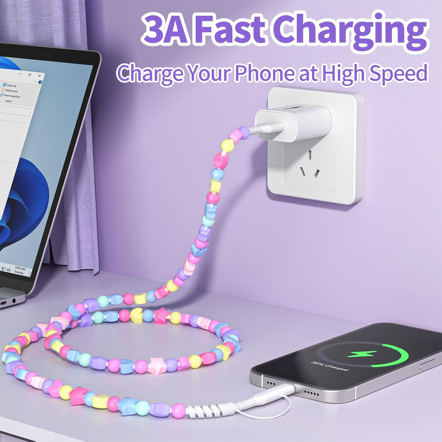 Bead charging cord,Charging Ca - Usb Data Cable 리뷰 및 가격