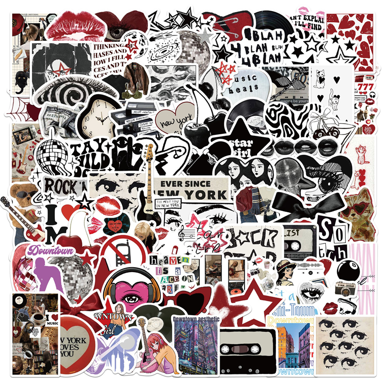 100PCS Y2K Retro Graffiti Stic - Phone Accessories For Teens 리뷰 및 가격