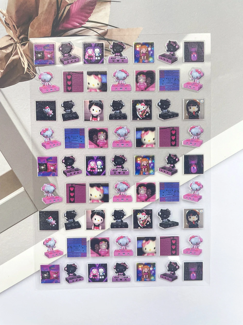 Mini Pvc Cute Pink Pixel Art S - Phone Accessories Poster 리뷰 및 가격