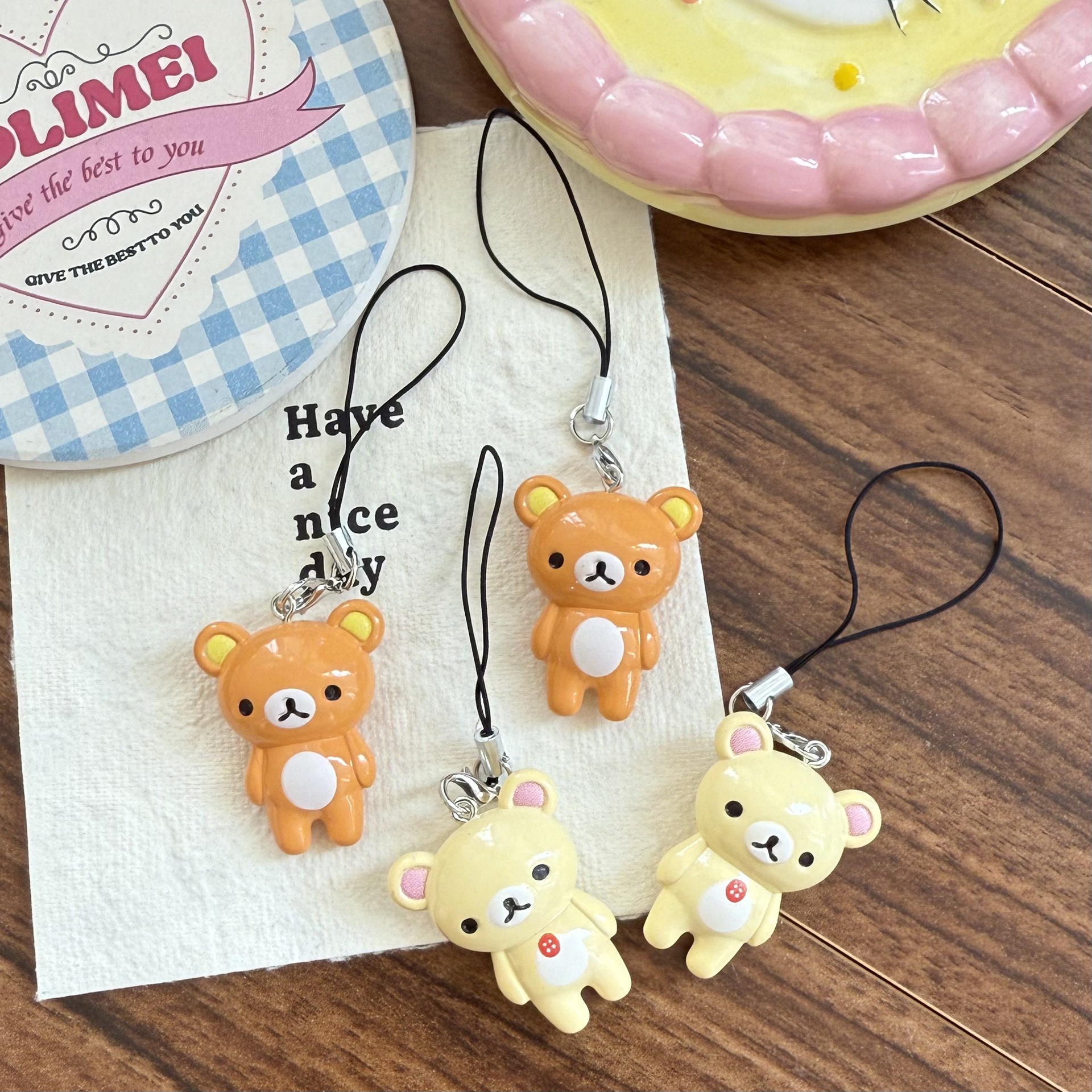 2pcs/set Kawaii Rilakkuma Easy - Phone Accessories Doll 리뷰 및 가격