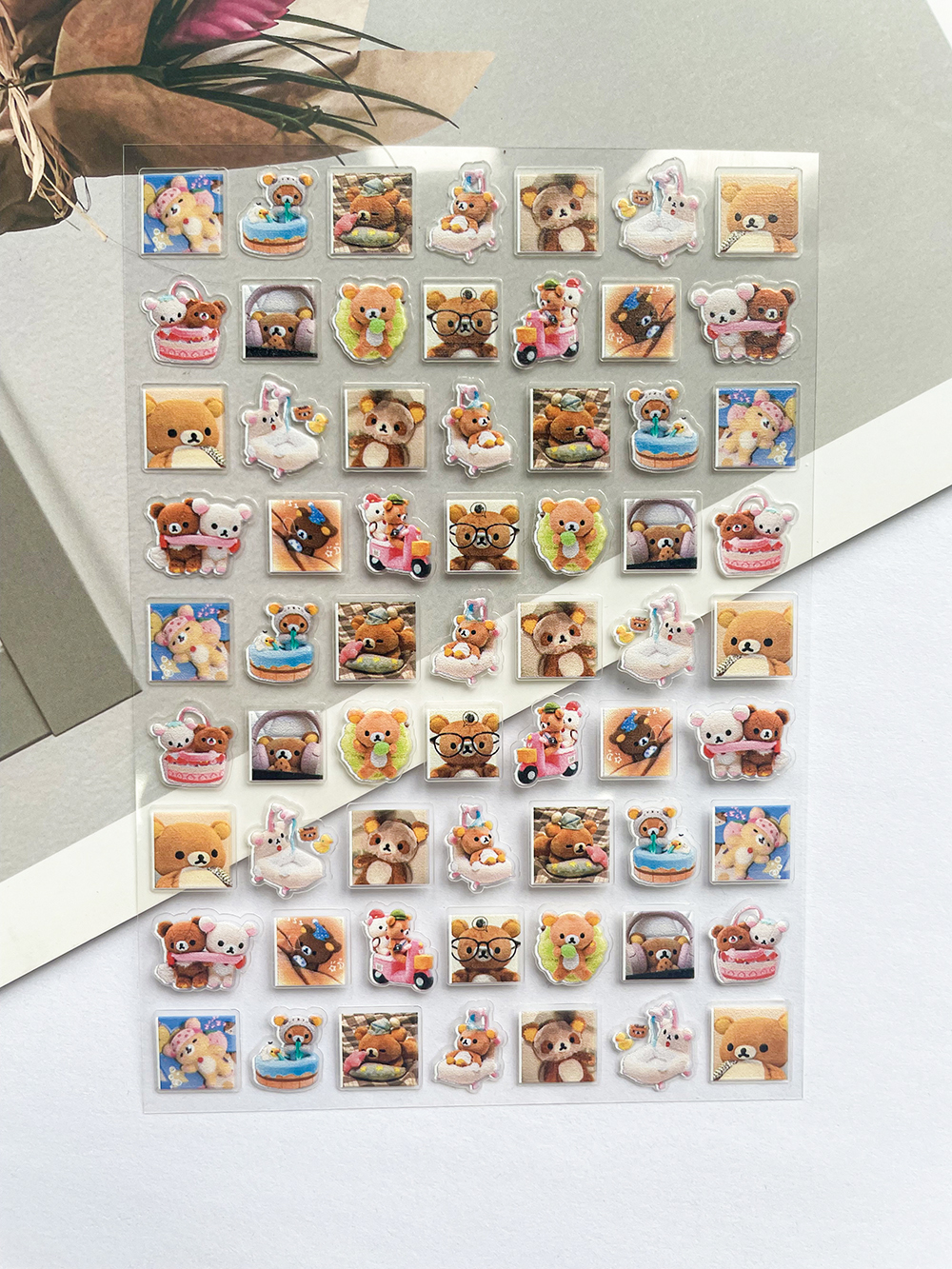Mini Kawaii Rilakkuma Pvc Post - Phone Accessories Poster 리뷰 및 가격