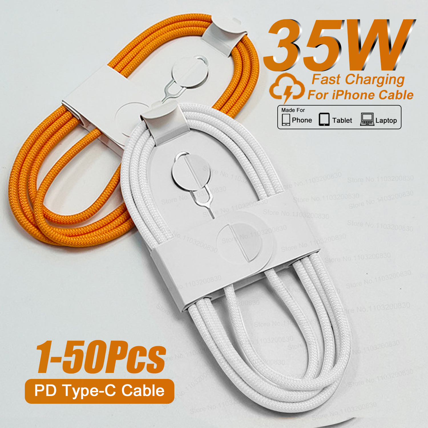 1-50Pcs 35W Type-C to Type C W - Phone Accessories Online 리뷰 및 가격