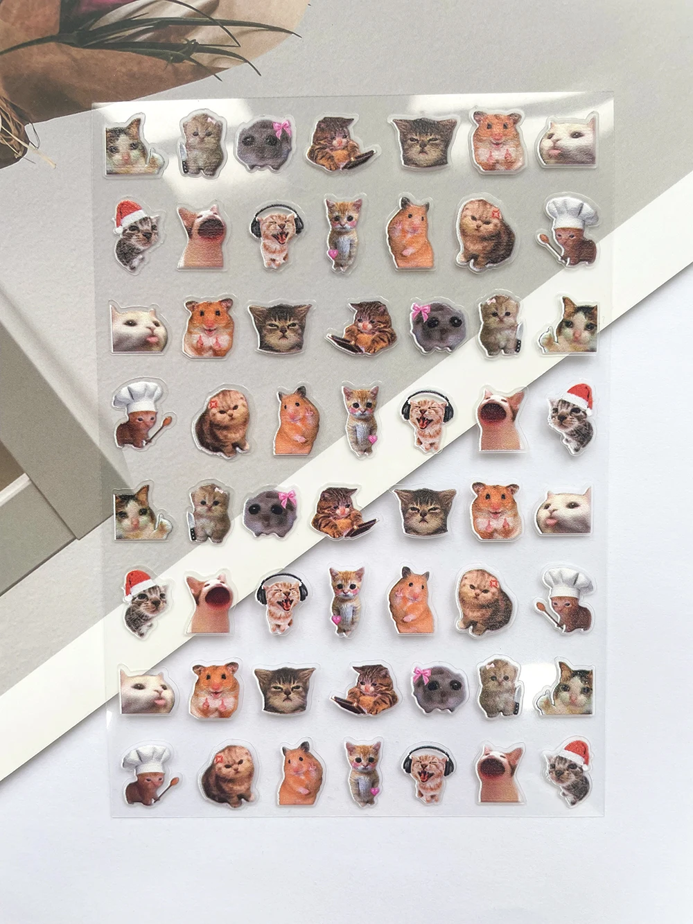 Mini Pvc Funny Cat Poster Good - Phone Accessories Poster 리뷰 및 가격