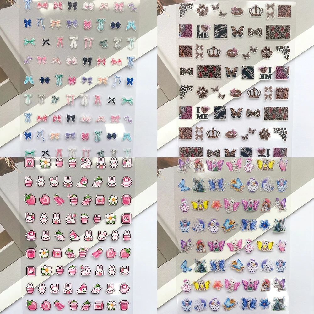 Kawaii Rabbit Leopard Print Bo - Phone Accessories Poster 리뷰 및 가격