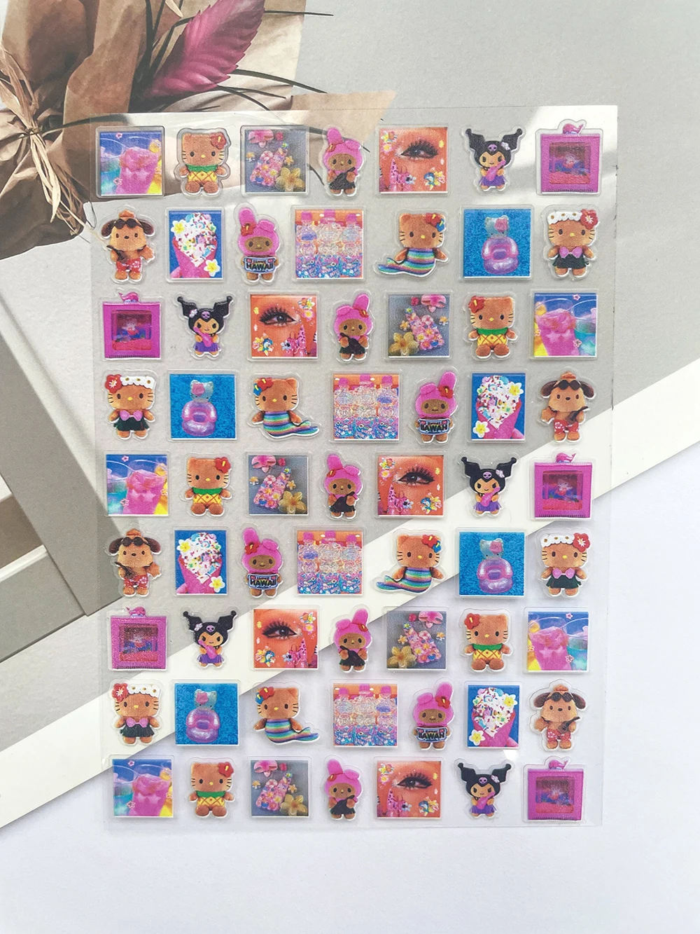 Pvc Mini Hellokitty My Melody  - Phone Accessories Poster 리뷰 및 가격