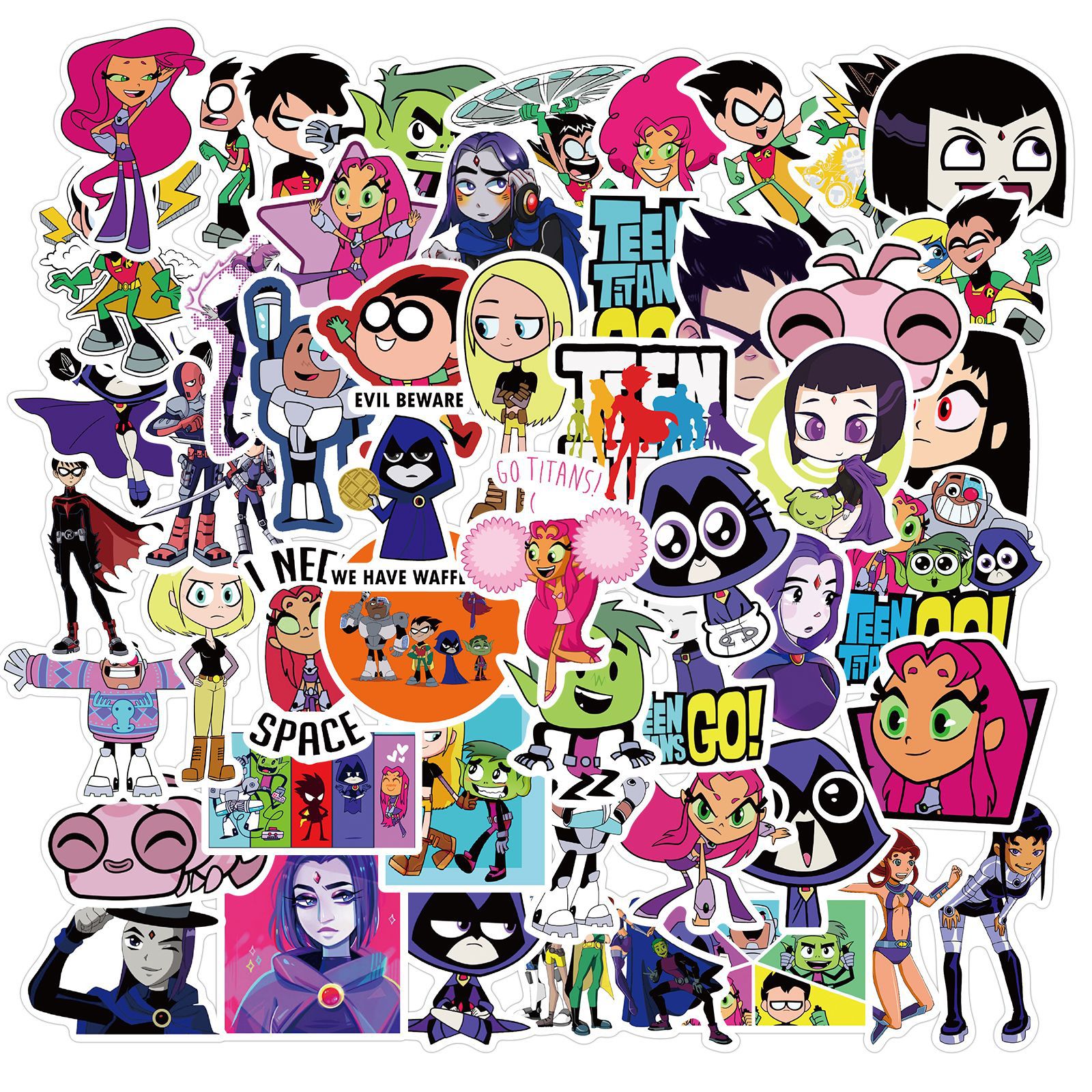 50Pcs Teen Titans Go! Graffiti - Phone Accessories For Teens 리뷰 및 가격