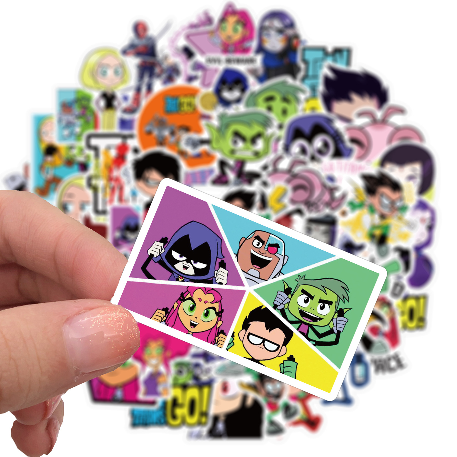 50Pcs Teen Titans Go! Graffiti - Phone Accessories For Teens 리뷰 및 가격